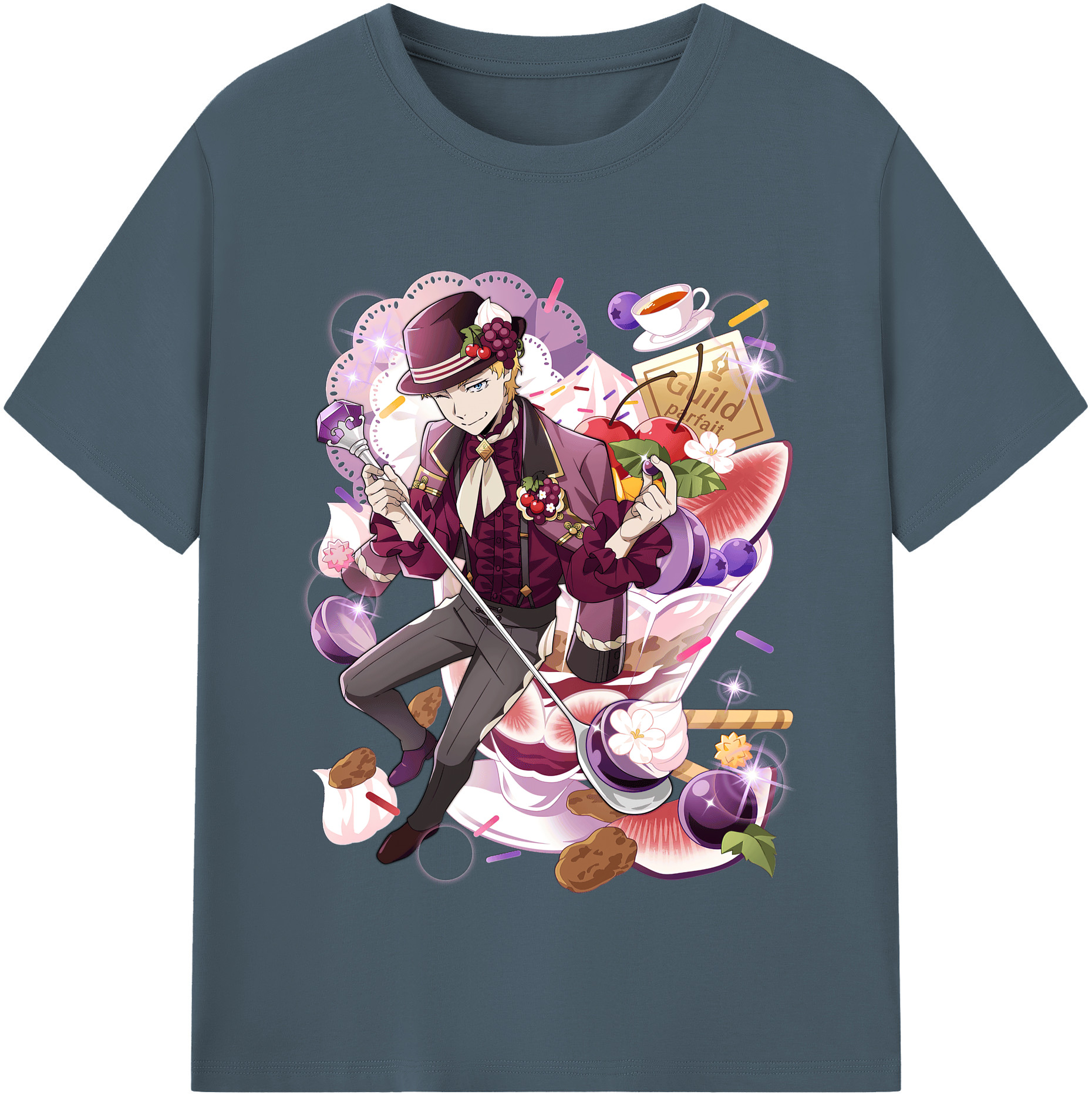 （画像用） 文豪ストレイドッグス Bungo Stray Dogs 綿100％半袖Tシャツ（フロントプリント）